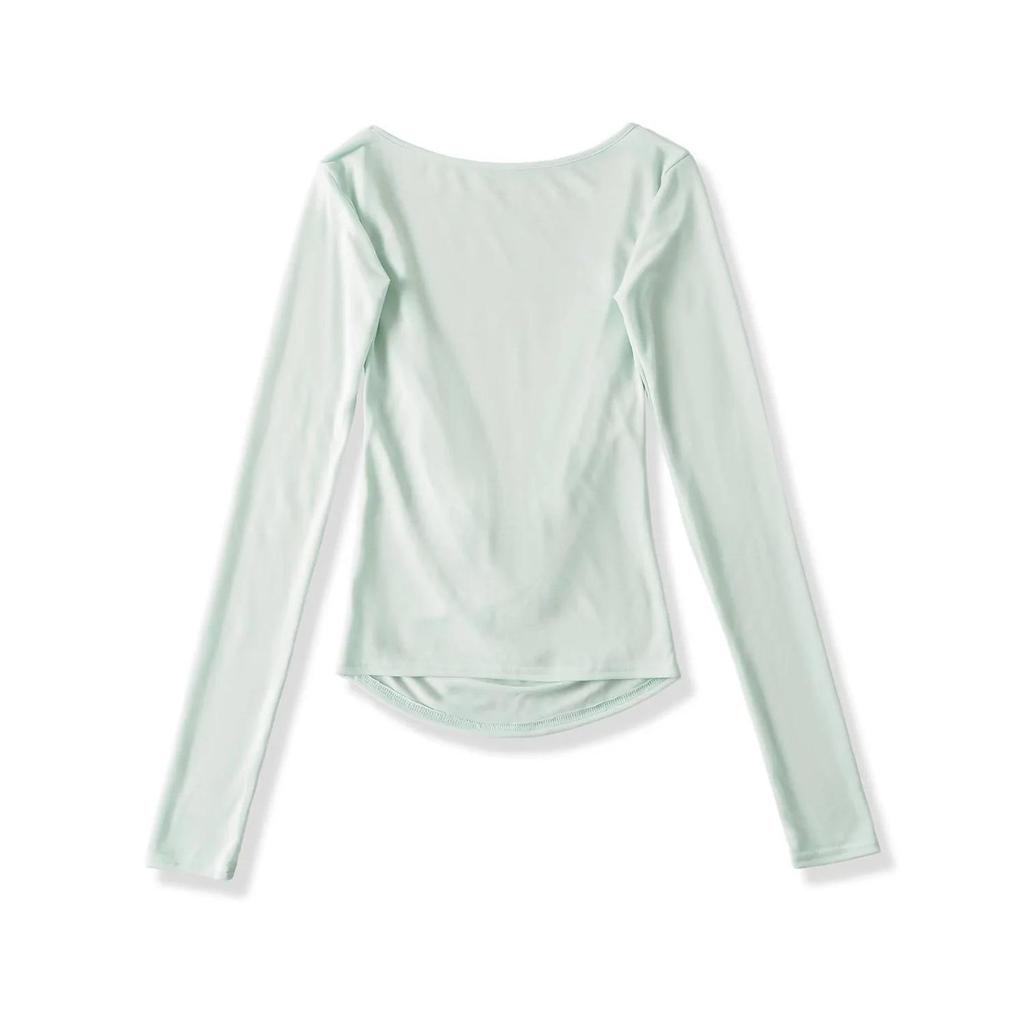 Halter Neck Chest-Pad Vest Top with Long-Sleeve Flowing Collar Cover-Up - Women's Two-Piece Hot Girl Set