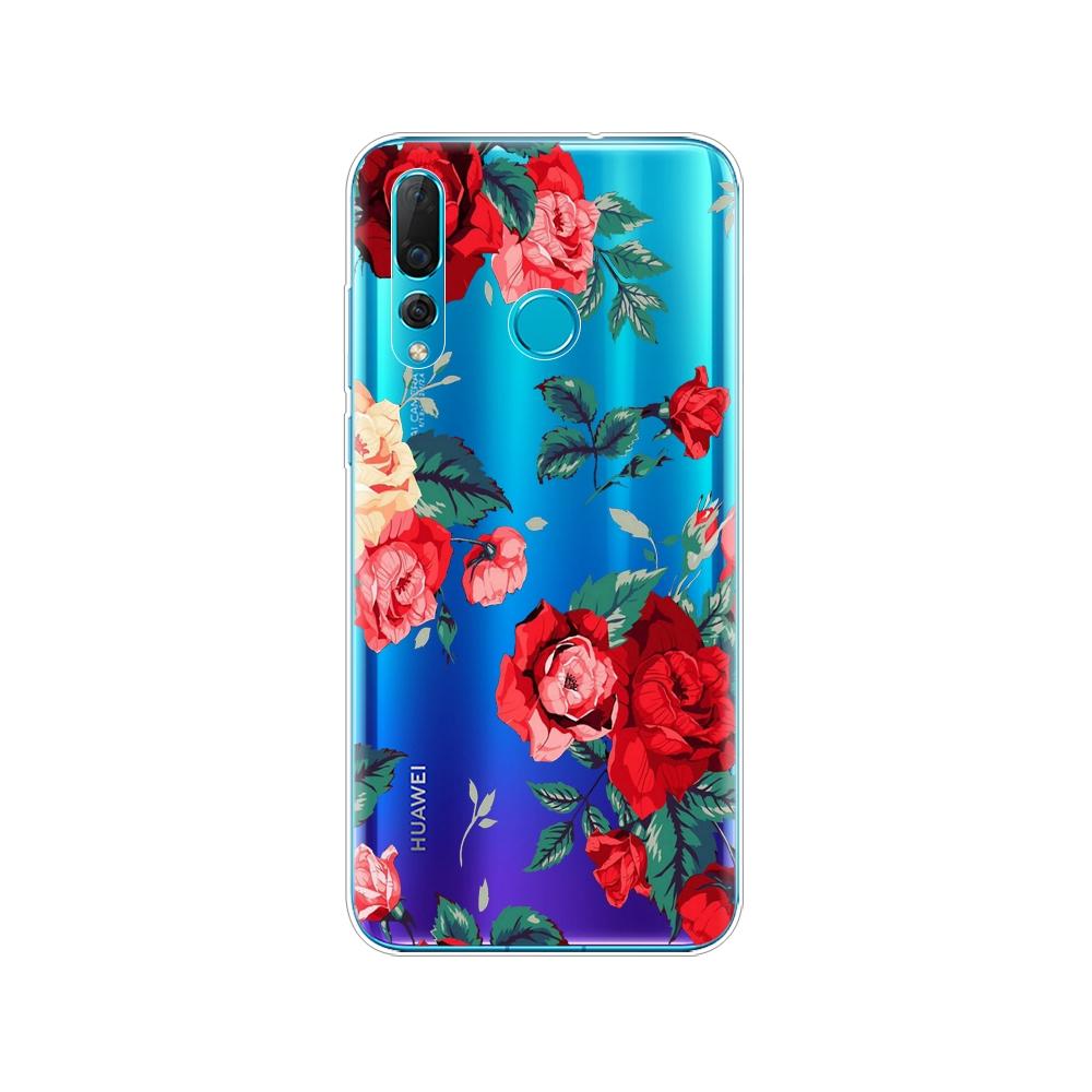 Mobile Silicon Phone Bag Case For Huawei Nova 4 4e Case Soft TPU Back Phone Cover For Nova4 nova4E Cover Protective Back Cover