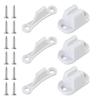 Quick Install RVs Door Stoppers Low Noise Operation Retainer Holder Plastic Construction for Outdoor Use