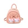 Sweet Doll And Bow Lace Decoration Student Mini Backpack Daily For