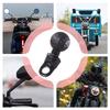 Angled Head Adapter Ball Base Angled Shock Absorbing Sturdy Alloy Ball Base Motorcycle Phone Holder Cycling Accessories for Bike