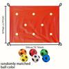 Team Building Game Set Throw Ball On Cave Mat 198.12x144.78 Cm Includes 6 Randomly Colored Balls In 3 Colors Perfect for Work