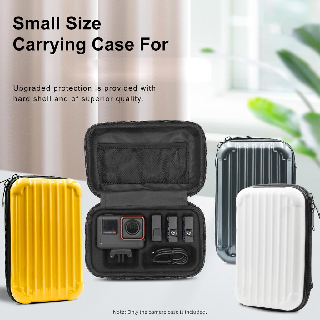 aMagisn AC03 Sports Camera Case Portable Storage Bag for Camera with Semi Open Design Detachable Interior Organizer