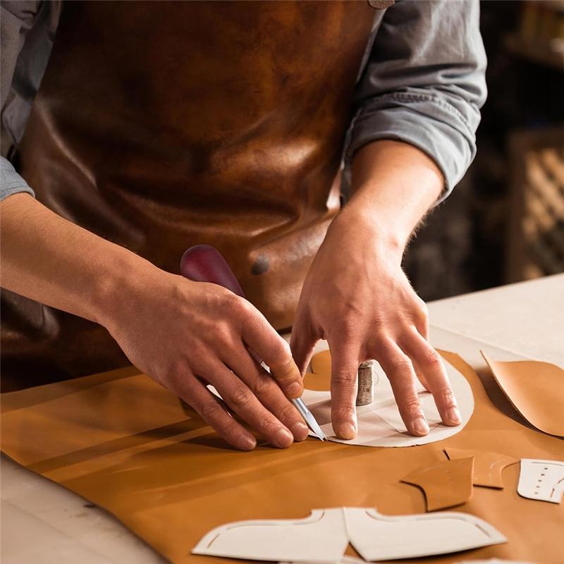 Leather Edge Skiving Beveler Set- For DIY Leathercraft Size Tool Kit 2 Pieces, 1.0 Mm& 1.5 Mm Thickness