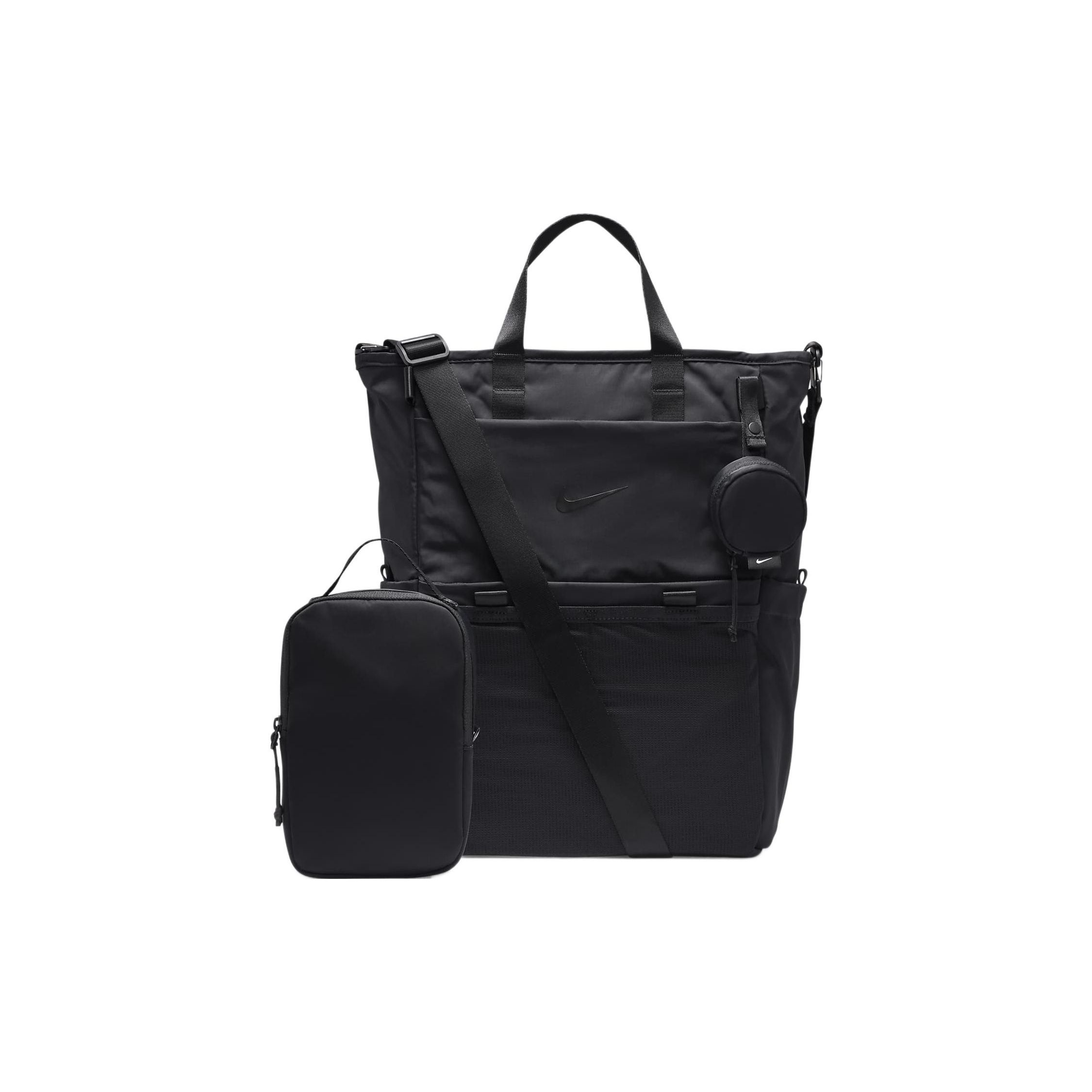 Nike Sports Casual Logo Adjustable Shoulder Strap Backpack Unisex Backpack Black DR6083-010 Black