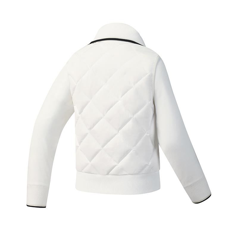 FILA Golf Series Fashionable High-Quality Elegant Simple Casual Sports Warm Comfortable Down Jacket Women outerwear Jade-White A11W545915FWT