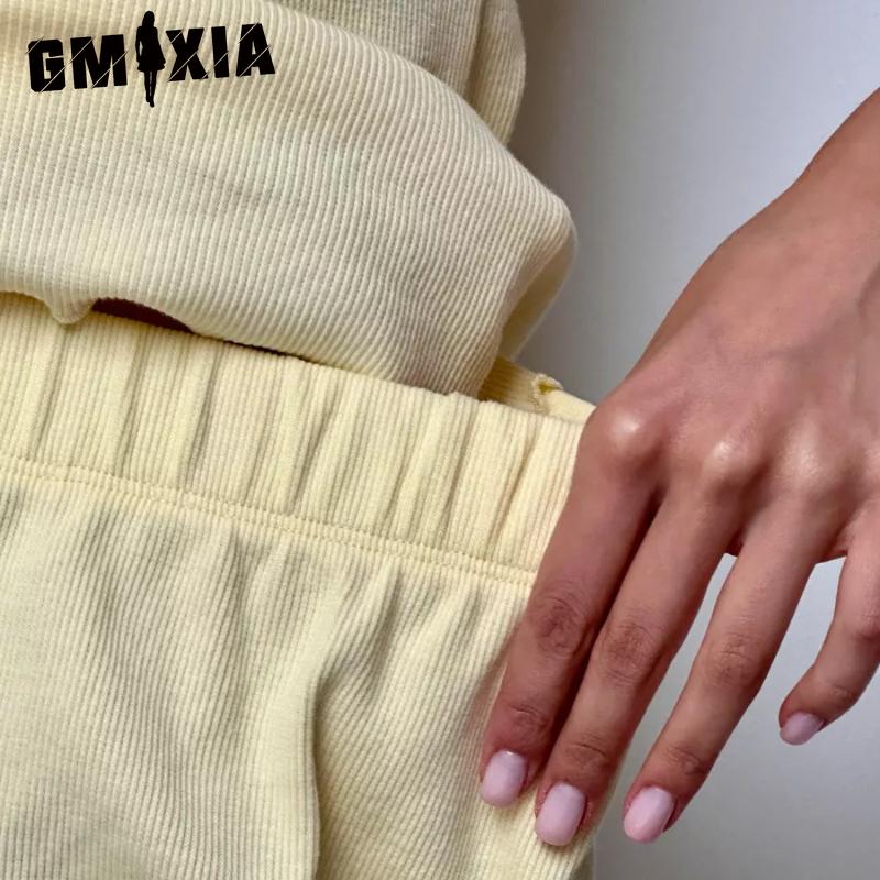 GMXIA Spring and Summer Pajamas Set Solid Colour Comfortable Vest Shorts Casual Loungewear Two-piece Set