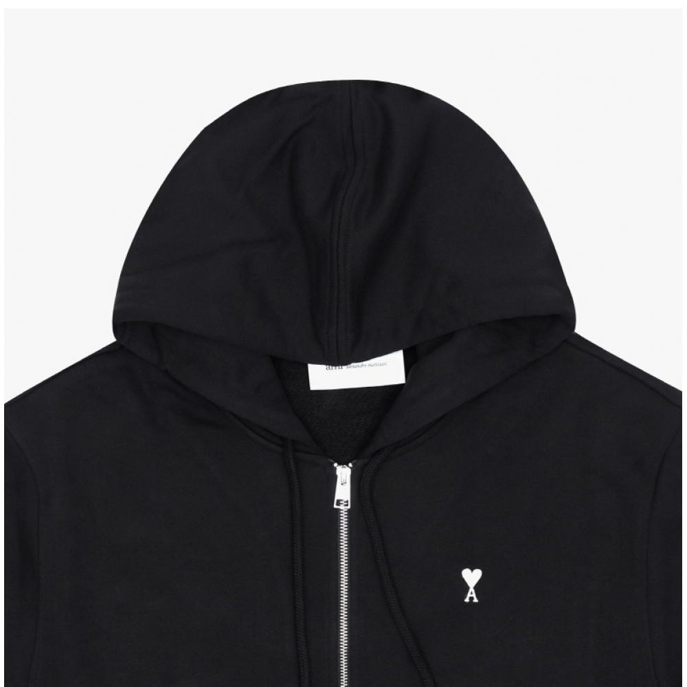 Ami Herren S De Queue Kleines Herz Logo Reißverschluss Hoodie hSw765 730 045