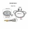 Xu Gu Yu Stainless Steel Multi-Purpose Chastity Cage Restraint Device