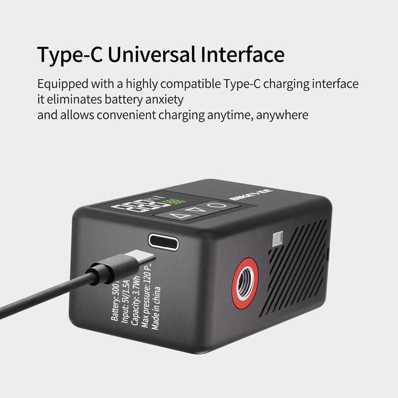 Outdoor Portable Mini Wireless Inflation Pump Electric Intelligent Digital Display Tire Inflator For Car Motorcycle Bicycle