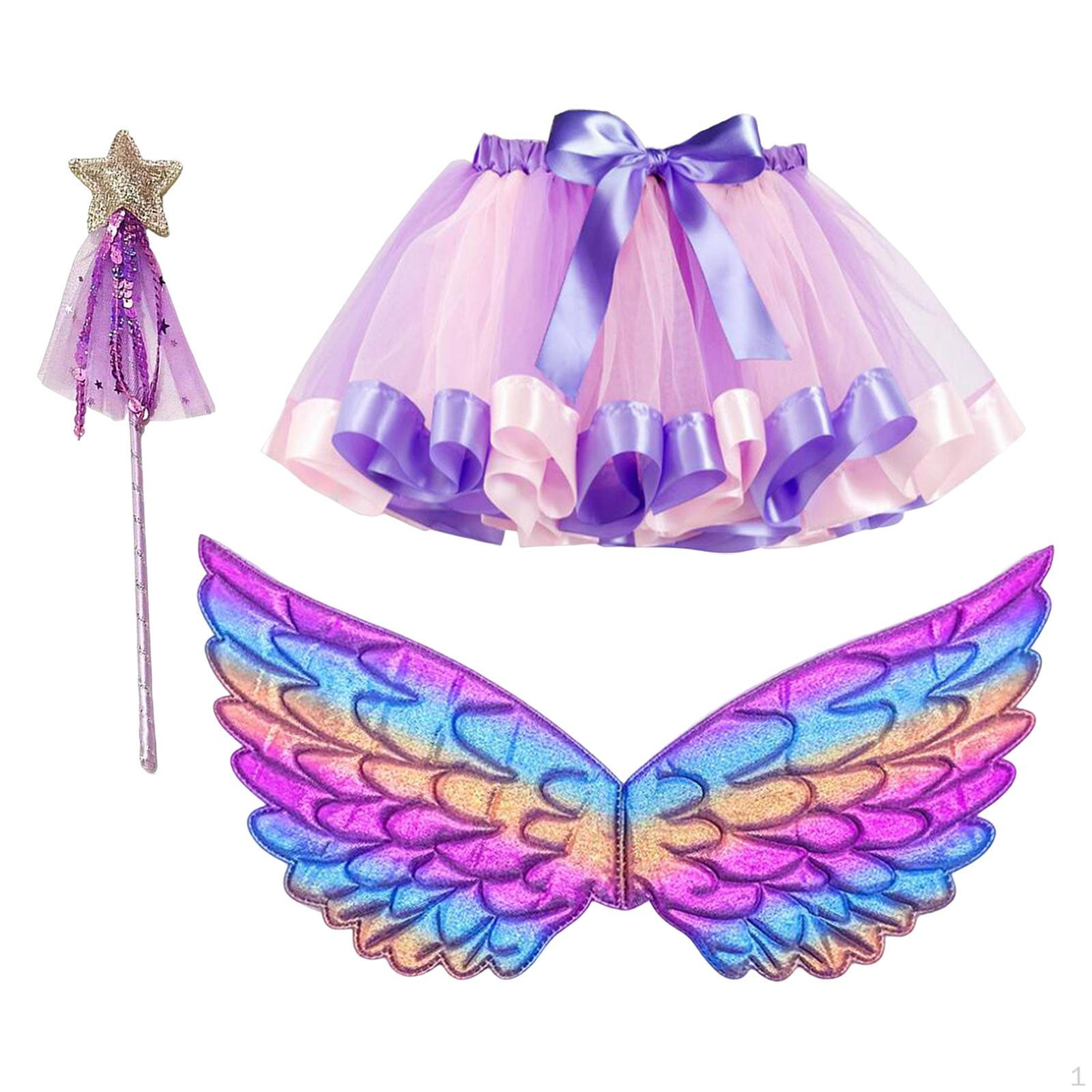 Enchanting Fairy Set for Whimsical Stage Performances and Cosplay Adventures Purple