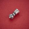 S925 Sterling Silver Lotus Vajra Spacer Beads for DIY Bracelets and Prayer Beads