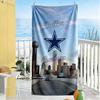 Dallas Beach Towel Soft Durable Quick-Dry Comfortable Lightweight Portable for Swimming,Beach,Camping, Travel, Beach Accessories,Gym
