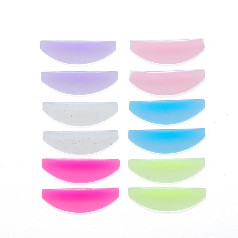 1 Çift Silikon Kirpik Perma Pedleri Kirpik Çubukları Kalkan Kaldırma 3D Kirpik Kıvırıcı Aksesuarları Aplikatör Makyaj Aracı