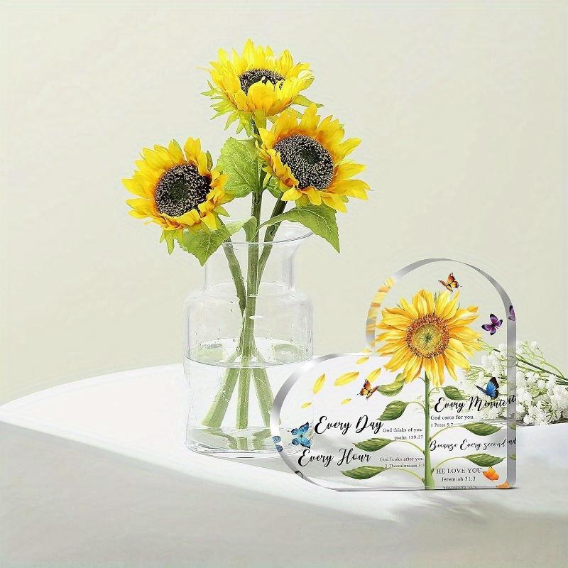 Christian Women’s Gifts: Bible Verses Acrylic Heart. Inspirational Scripture Keepsake/Paperweight (Friend/Mom/Grandma).