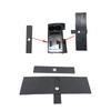2PCS Gear Shift Panel Dust Cover Shift Lever Panel Trim Strip Rubber For Mitsubishi Pajero Montero V93 V97 V98 8015A066 8015A065