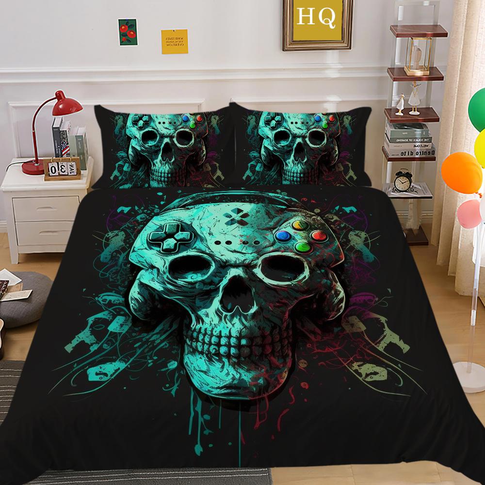 3D Game Console Printing Comforter Cover Set Twin Size Bed Set Cover Children High Quality Luxury Bed Set