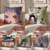 Warm Cute Surreal Japanese Art AAya Takano Cushion Cover Pillowcase Short Plush Invisible Zipper Room Sofa Cushion Cover