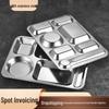 304 Stainless Steel Compartment Meal Tray