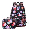 Ensemble de 2 pièces Sac à dos scolaire pour enfants Sacs à dos mignons pour étudiants pour adolescentes Sacs d'école imperméables avec sac à lunch Sac à dos