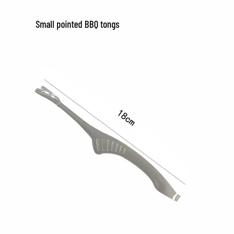 

abdo 18cm Stainless Steel Pointed Food & BBQ Tongs - 5 Pack