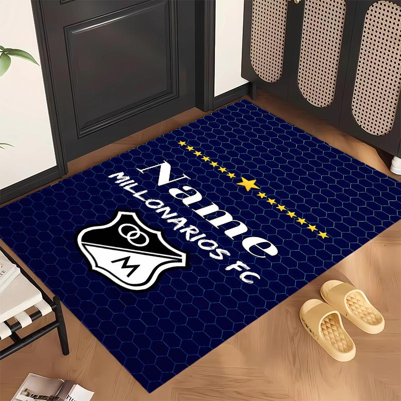 Millonarios FC (1) Personalized name Office Carpet Stylish Decor for Living Room Bedroom Kitchen