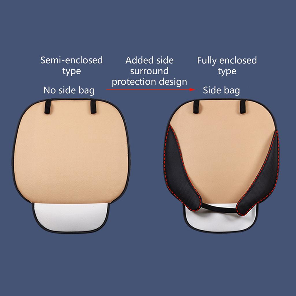 Stylish Perforated Car Seat Cover Breathable & Trend Seat Cover Faux Car Seat Protector Suitable for Various Car Models