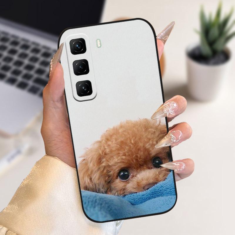 For Infinix Hot60 Pro X6885 4G Phone Case Stylish Animals Pattern Soft Silicon TPU Back Cover For Infinix Hot 60 Pro 60Pro Funda
