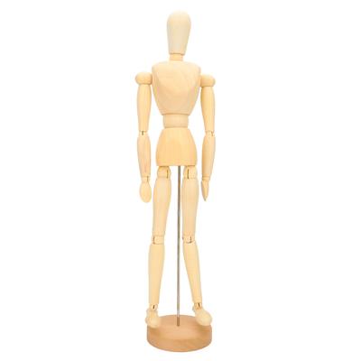 Artist Manikin 17.3 Inch Figure Model Flexible Articulated Mannequin Wooden Human Body Model for