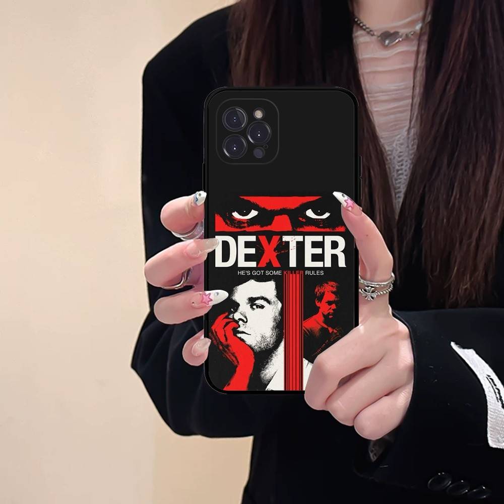 Dexter Morgan For IPhone 17 16 15 14 13 12 11 Pro Max Plus Shockproof Black Soft Phone Cover