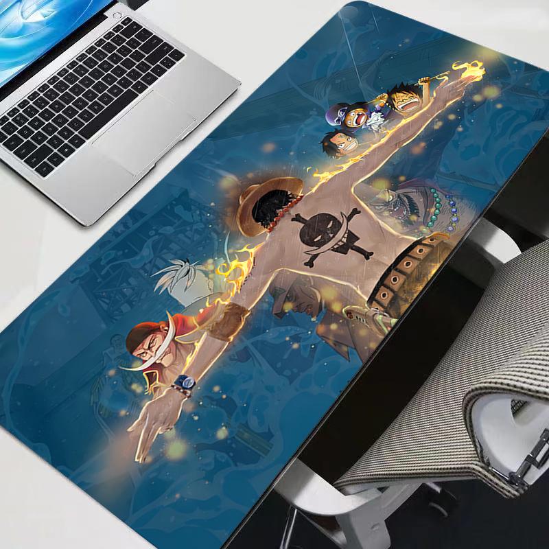 Mouse Pad Gaming One Piece Anime New Accessories Computer Keyboard Gamer Designed Specifically For esports Games Mousepad