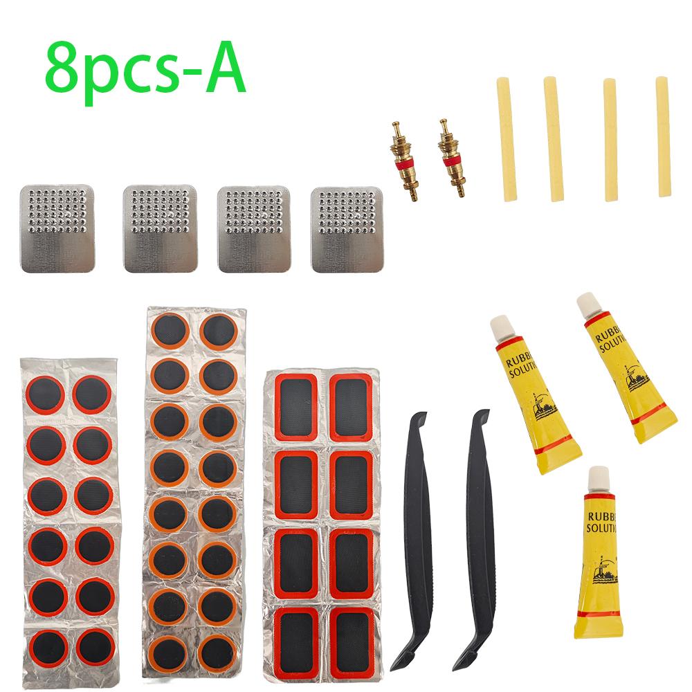 Universal Tire Repair Tool Kit Repair Tool Set for Car Motorcycle Automotive Bike Emergency Tire Repair Kit 7PCS