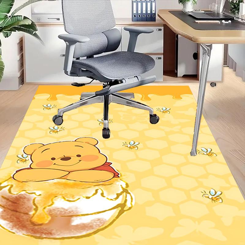1pc Pooh Bear Honeycomb Carpet Office Rug Outdoor Mat Home Decor Area Carpet Festival Gift