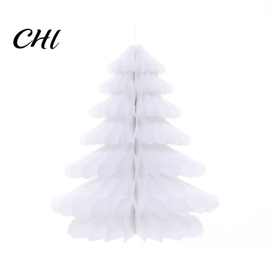 Layered Christmas Tree Decorations Decoration Hanging Ornament Easy Assembly Aesthetic Holiday Ornaments Festive Decor 3D Honeycomb Paper Setting