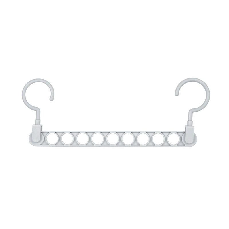 9 Hole Magic Hanger Creative Multi-functional Hanger Household Internet Popular Magic Storage Artifact Non-slip Drying Rack