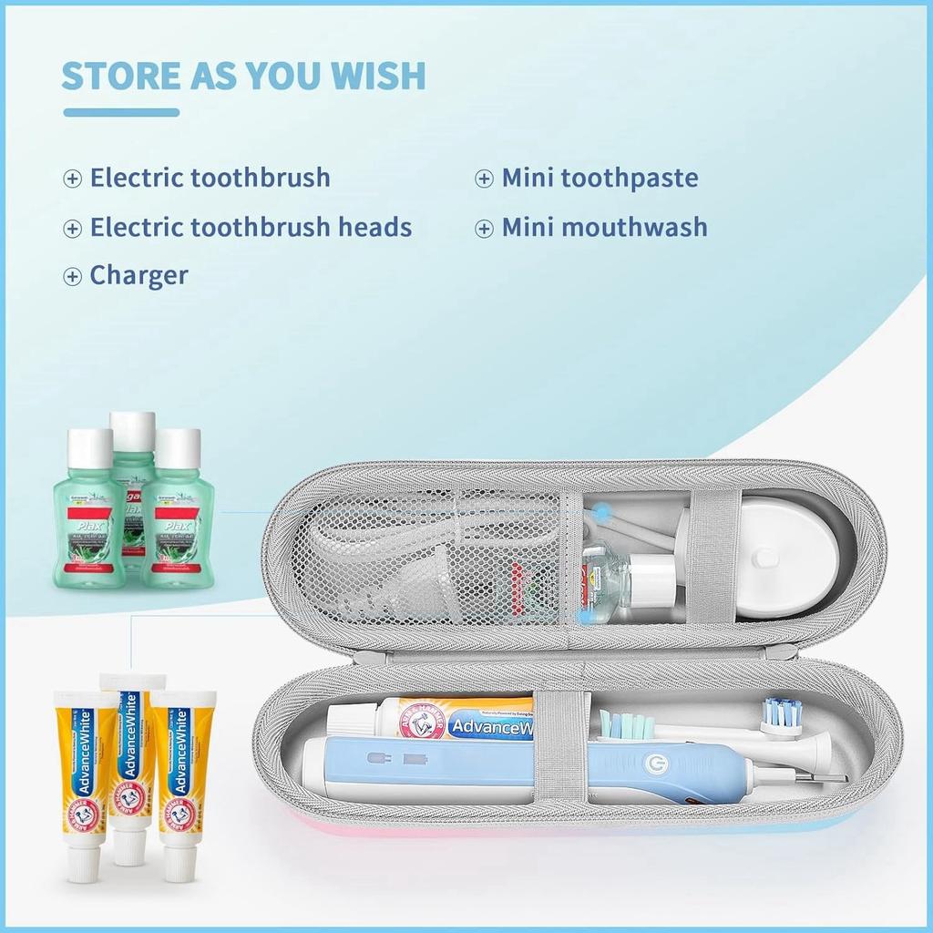 Empty Universal Toothbrush Travel Case EVA Storage Bag For Electric Toothbrush Protective Shell Organizer Holder Tooth Brush Box