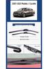 Suitable for Buick Excelle Wiper Blade 2011-2015 & 2016-2018 Frameless and Rubber Strip.