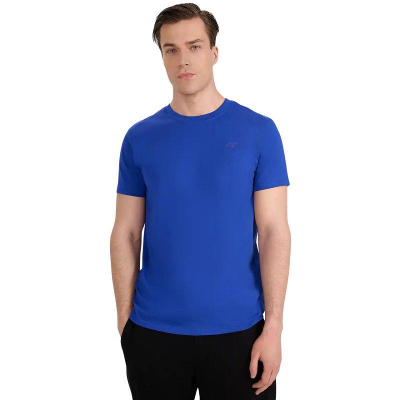 4F Men's Cotton T-Shirt M2441 Cobalt Blue, Size S