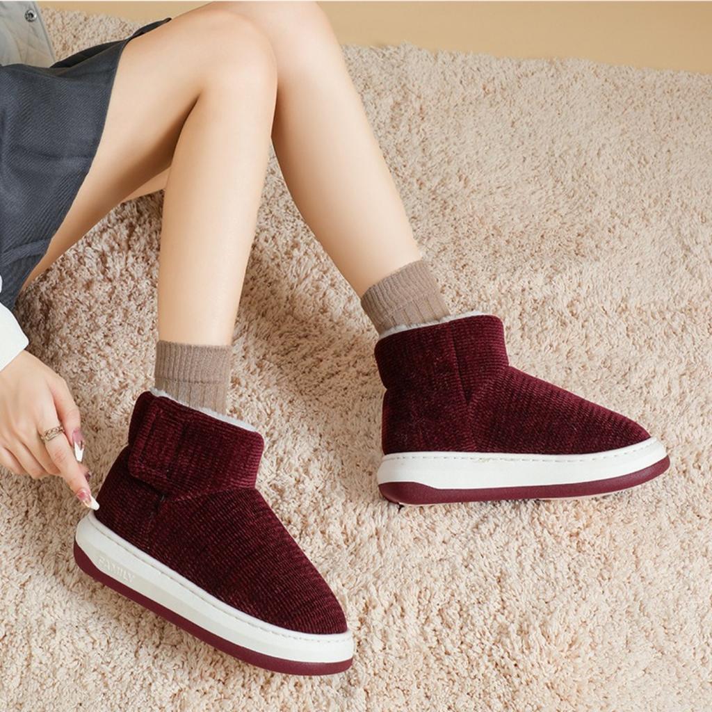 Cotton Shoes, Suede Shoes, Thick Shoes, Soft Soled Shoes, Anti Slip Shoes, Cold Resistant Shoes, Warm Shoes