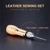 Hand Stitcher Set Leather Sewing Awl Thread Kit Leather Sewing Set Leathercraft Sewing Tool Kit