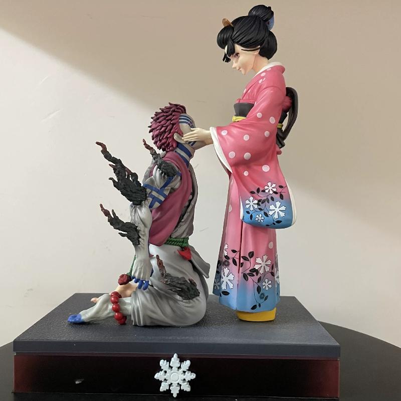 In Stock Demon Slayer Akaza Koyuki Limited Edition Pvc Figure Anime Statue Popart Figurine Gift For Anime Fans Desk Decor Toy