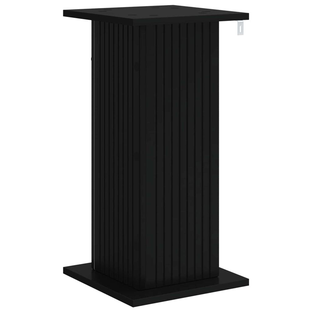Plant Stand Black 30.5 x 30 x 60.5 cm Engineered Wood