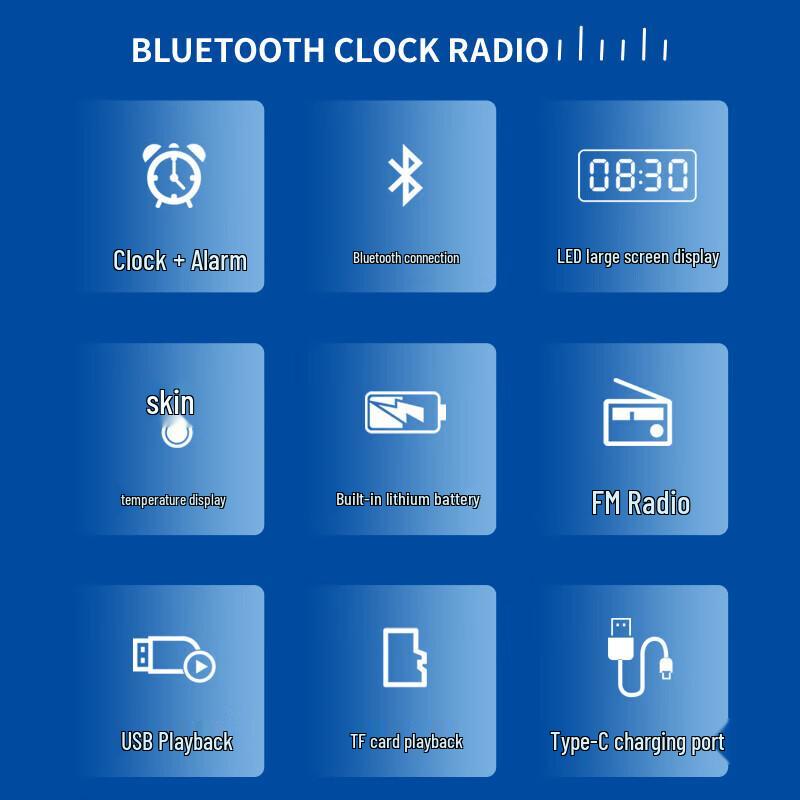 PHILIPSTAR3578 Bluetooth Clock Radio Speaker