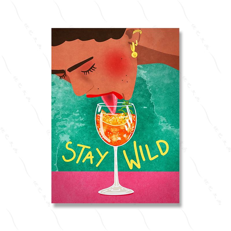 

Colorful Canvas Painting for Girls, Holding Hands, Wall Art, Prints, Fruit, Love, Blooming, Female Room Decor 21x30cm No Framed