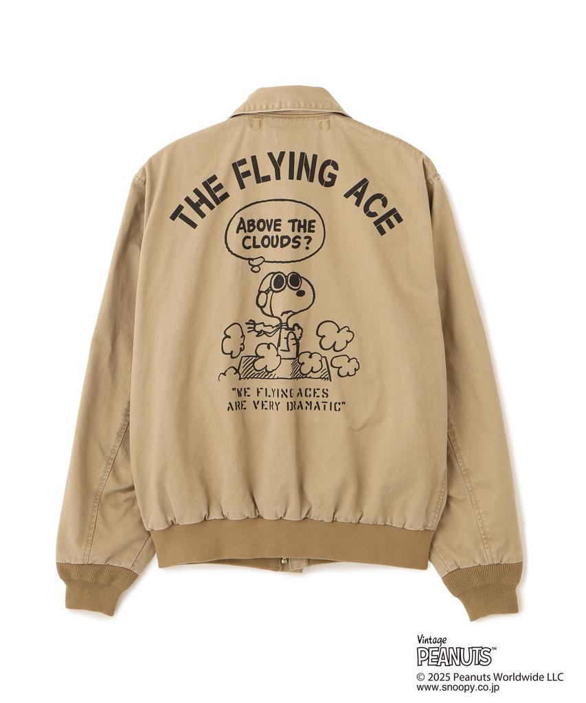 AVIREX COTTON A-2 FLYING ACE jacket men's L 180 khaki 783-5252043