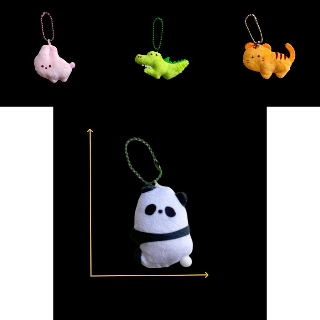 Adorable Stuffed Animal Keychains With Super Soft Short Plush Fur