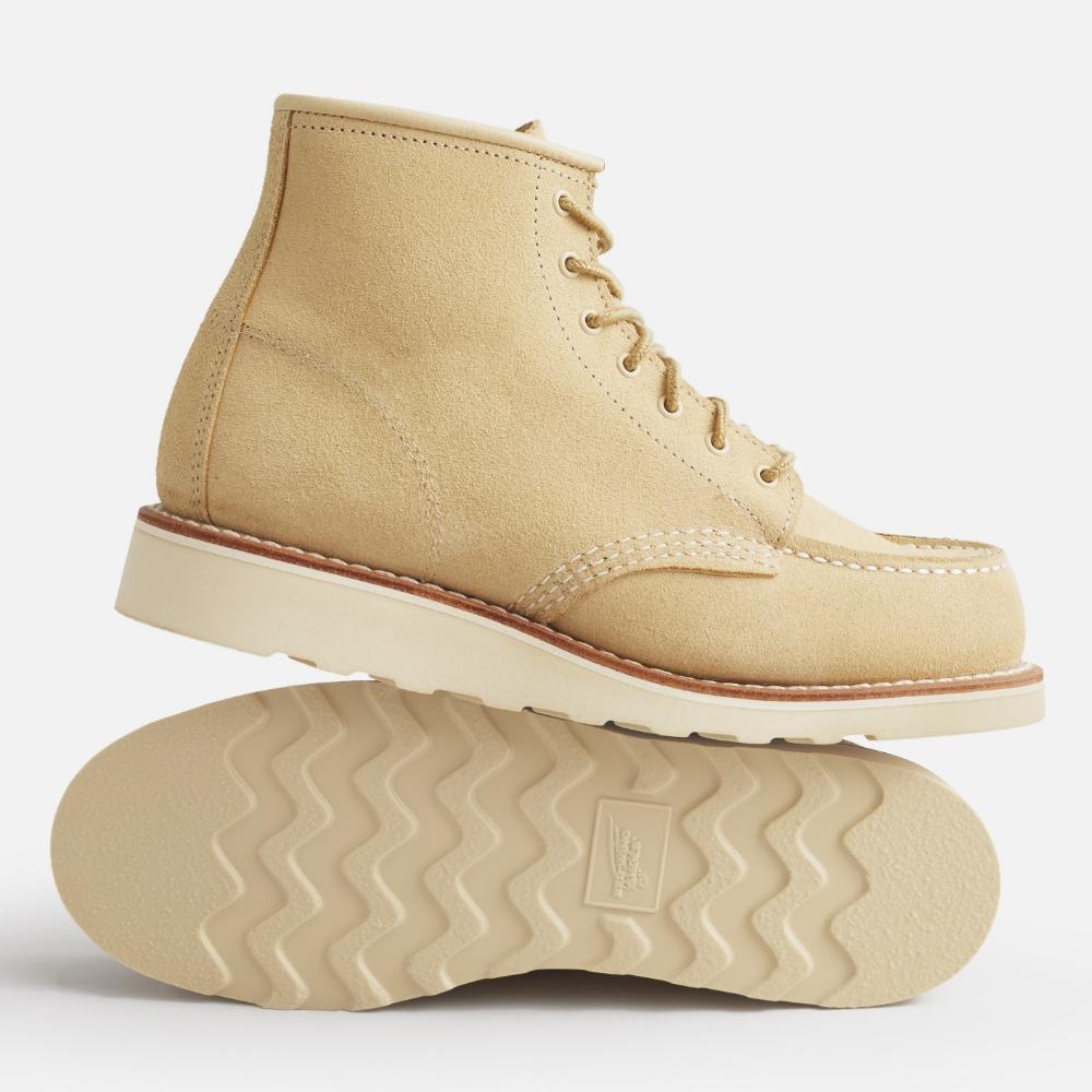 Redwing (Women'S) 6-Inch Moc Toe 3328 - Cream Abilene