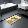 Anime  L-LuLu Floor Mat Absorbent Floor Mat Non-Slip Entrance Rug for Bathrooms Restrooms and Toilets