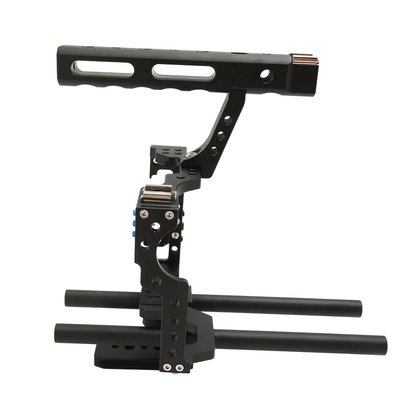 

Легкая клетка для видеокамеры из алюминиевого сплава с холодным башмаком и ручкой Cheese Top