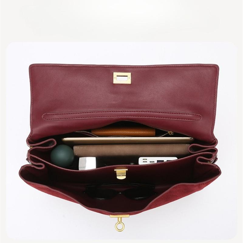 Bag Frosted Material Fashionable Large Capacity Tote Bag for Women's Commuting Shoulder Bag